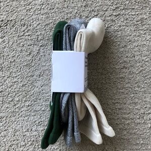 LULULEMON- Daily Essential Socks.3 Pairs.NWOT.